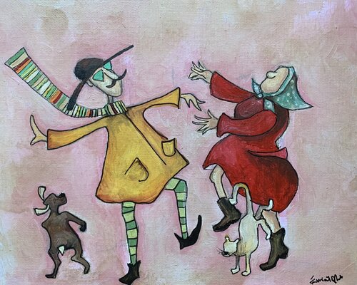 Danza di gioia von Enrica Toffoli, Malerei kaufen auf Singulart