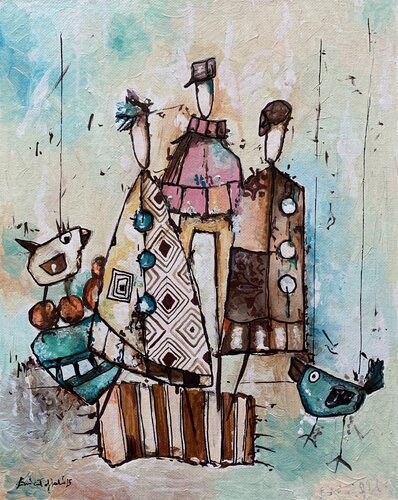 The Family di Enrica Toffoli, Pittura in vendita su Singulart