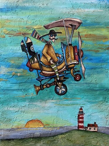 Il ritorno del Sognatore von Enrica Toffoli, Malerei kaufen auf Singulart