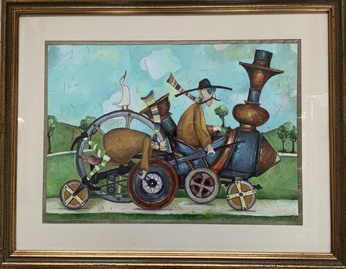 Il sogno di Dome’ by Enrica Toffoli, Painting for Sale on Singulart