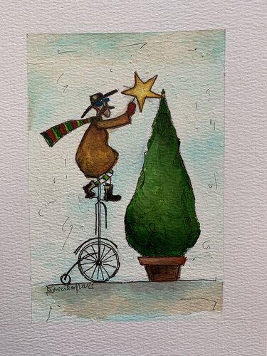 I quadri natalizi di Domè II di Enrica Toffoli, Pittura in vendita su Singulart