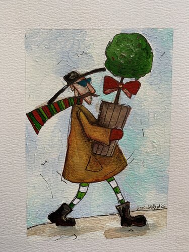 I quadri natalizi di Domè IV von Enrica Toffoli, Malerei kaufen auf Singulart