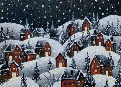 inverno incantato par Enrica Toffoli, Peinture en vente sur Singulart