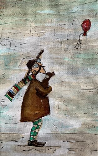 Il Messaggio che Vola van Enrica Toffoli, Schilderij te koop op Singulart