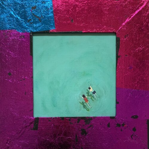 Nuotare nel silenzio von Enrica Toffoli, Malerei kaufen auf Singulart