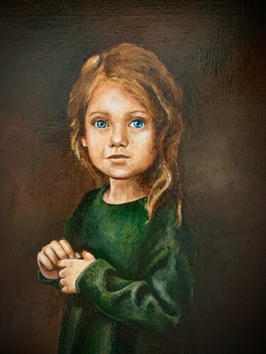 La Bambina che Osserva von Enrica Toffoli, Malerei kaufen auf Singulart