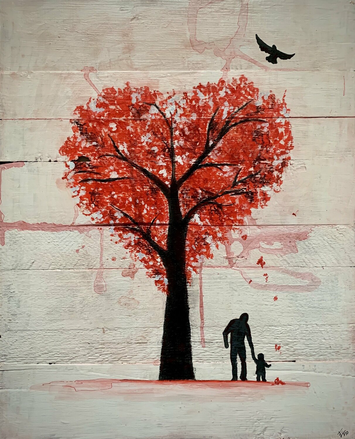 L'Albero del Cuore Enrica Toffoli Originalgemälde zu verkaufen
