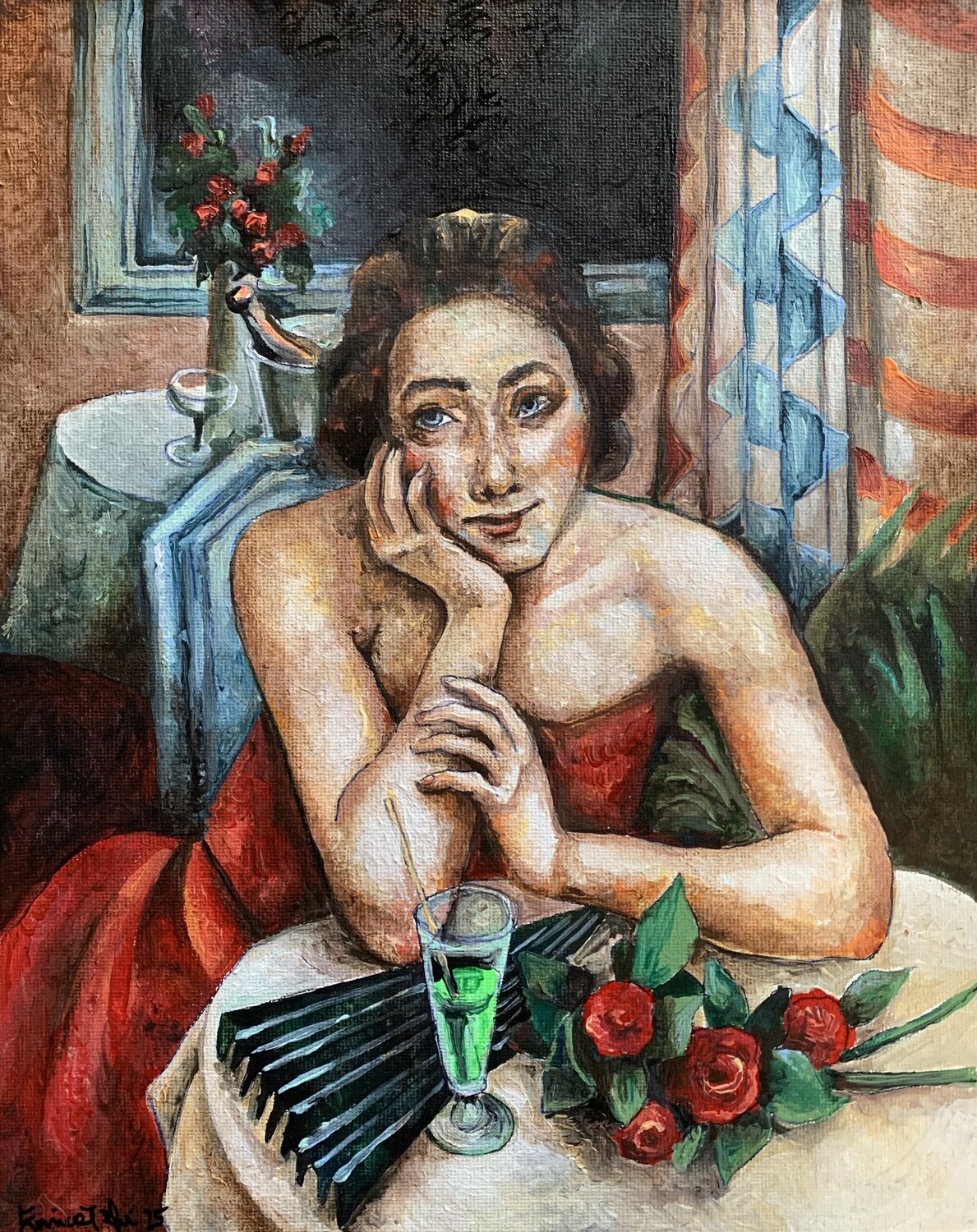 Sguardo oltre il tempo Enrica Toffoli Originalgemälde zu verkaufen
