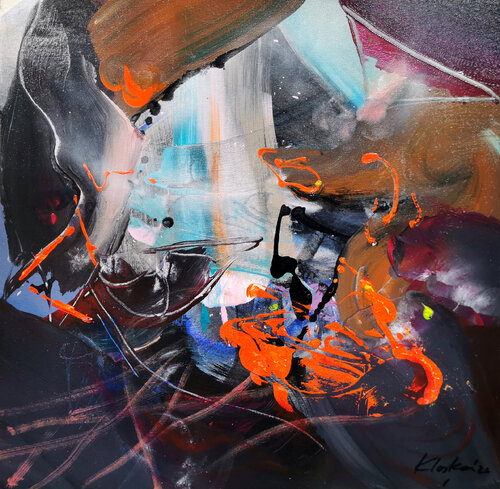 " The wonderful morning dreams of Alice " - Composition 46 van Ovidiu Kloska, Schilderij te koop op Singulart