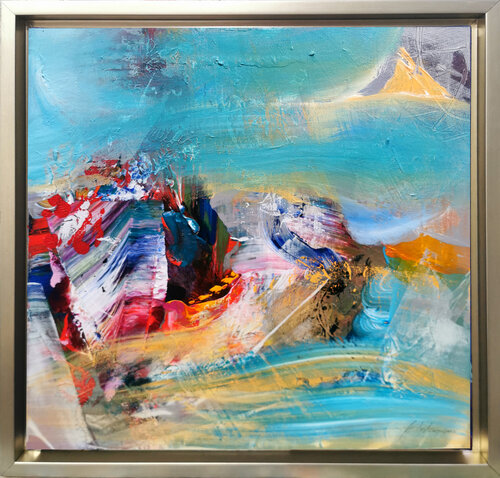 From beyond the inside series lost on a island par Ovidiu Kloska, Peinture en vente sur Singulart