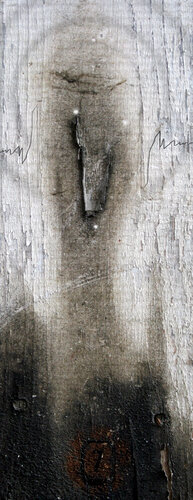 Strange portrets found art urbex urban exploration photography oroginal art by O KLOSKA van Ovidiu Kloska, Fotografie te koop op Singulart