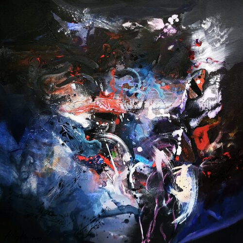 Alice wonderful morning dreams 65 enigmating paiting par Ovidiu Kloska, Peinture en vente sur Singulart