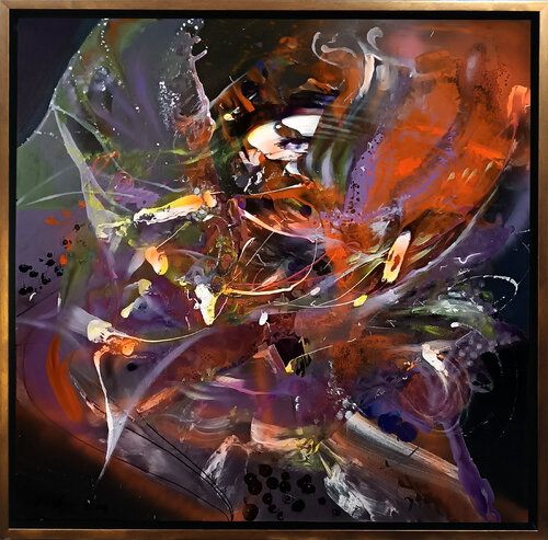 Infinite beauty of the spring flowers and gardens painting Earini Ora 1 by O Kloska par Ovidiu Kloska, Peinture en vente sur Singulart