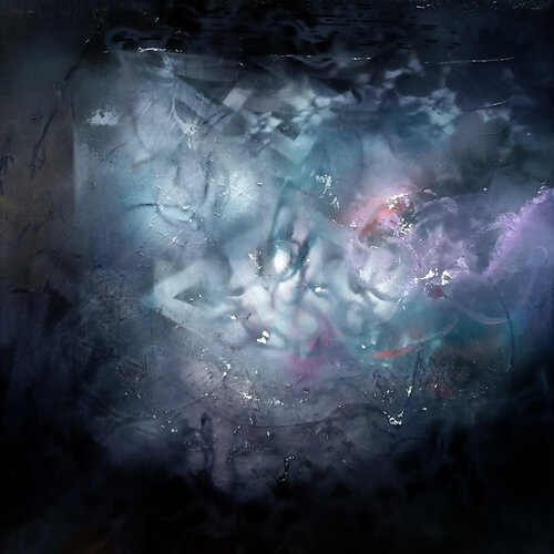 Night Window to Unknown Space Memory masterpiece O Kloska par Ovidiu Kloska, Peinture en vente sur Singulart