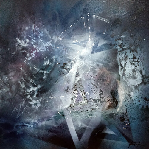 Light is forever young dreamscape by master Ovidiu Kloska par Ovidiu Kloska, Peinture en vente sur Singulart