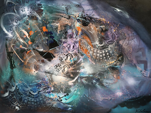 The beauty of imperfection Enigmatic Dreamscape by O Kloska di Ovidiu Kloska, Pittura in vendita su Singulart