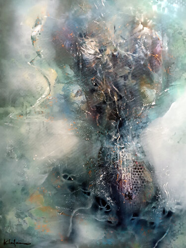 Memory Flowers of time and perenity Still Life masterpiece by O KLOSKA par Ovidiu Kloska, Peinture en vente sur Singulart