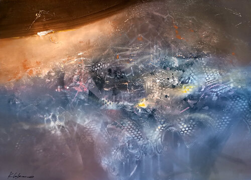 This Is How the City Melts in Autumn Fantastic Mindscape by O Kloska von Ovidiu Kloska, Malerei kaufen auf Singulart