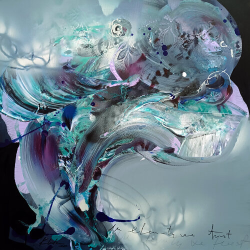 Florilegium of Disquiet perenity metaphysical Still Life masterpiece by O KLOSKA par Ovidiu Kloska, Peinture en vente sur Singulart