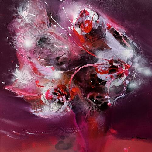 The pulse of silence perenity metaphysical Still Life masterpiece by O KLOSKA par Ovidiu Kloska, Peinture en vente sur Singulart