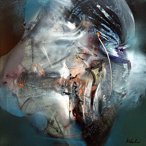 Anatomy of an Unfinished Light fascinating mindscape by master Ovidiu Kloska van Ovidiu Kloska, Schilderij te koop op Singulart