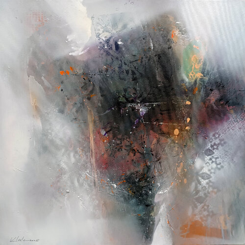 Walls Whispering Lightened Days fantastic midscape by master O KLOSKA by Ovidiu Kloska, 油畫 for Sale on Singulart
