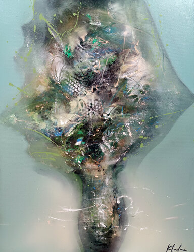 Eternity outer space still life Still Life masterpiece by O KLOSKA by Ovidiu Kloska, Painting for Sale on Singulart