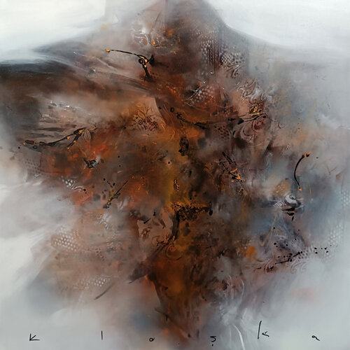 Between Gravity and the Desire to Fly large lightscape by master O KLOSKA par Ovidiu Kloska, Peinture en vente sur Singulart