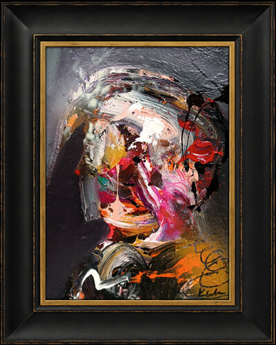 I Love to Eat Bacon, Too #4 — Portrait in Collapse von Ovidiu Kloska, Malerei kaufen auf Singulart