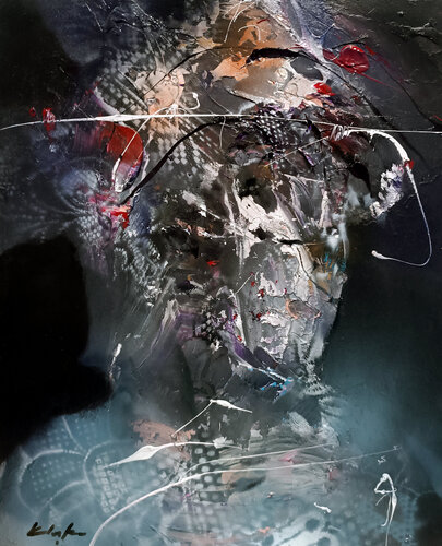 I Love to Eat Bacon, Too #11 — Emotional Architecture of a Face by Ovidiu Kloska, 絵画 for Sale on Singulart