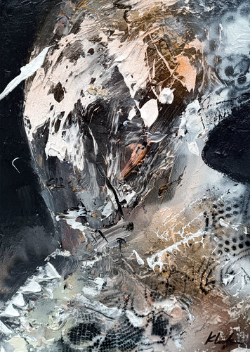 I Love to Eat Bacon, Too #6 — Figure Between Ruin and Memory by Ovidiu Kloska, Painting for Sale on Singulart