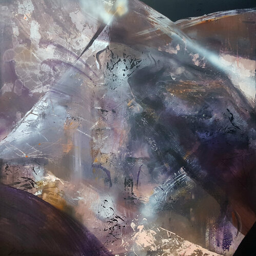 ABSTRACT about creation divinity The beauty of dark ONEIRIC ART BY O KLOSKA von Ovidiu Kloska, Malerei kaufen auf Singulart