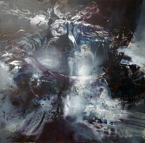 ABOUT DIVINITY CREATION DIVINE DARK BEAUTY DARKSCAPE BY O KLOSKA von Ovidiu Kloska, Malerei kaufen auf Singulart