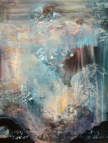 FANTASTIC MINDSCAPES SIGNED BY KLOSKA INVITES US TO TRAVEL IN UNIVERS ONEIRIC MASTERPIECE par Ovidiu Kloska, Peinture en vente sur Singulart