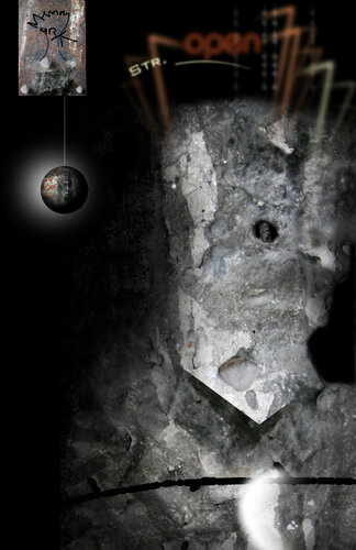THE UNIQUE ART SIGNED BY OVIDIU KLOSKA FOUND FACES IN NEAR REALITY URBAN EXPLORATION di Ovidiu Kloska, Fotografia in vendita su Singulart