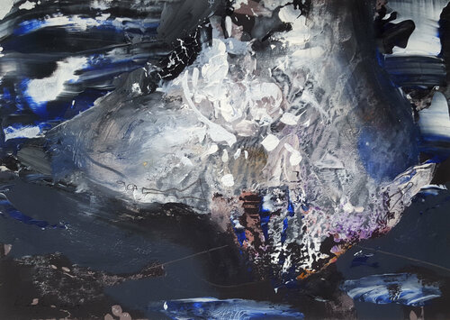 Small painting Still Life By O KLOSKA van Ovidiu Kloska, Schilderij te koop op Singulart