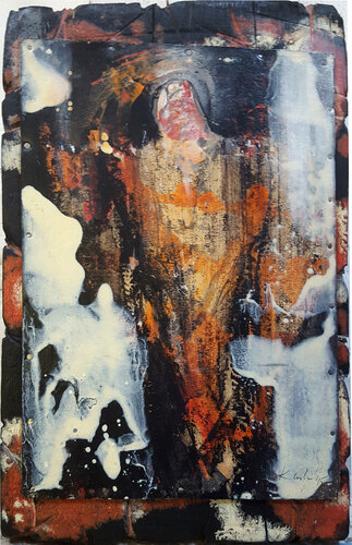 Signal angel signed 1 February 2015 O Kloska van Ovidiu Kloska, Schilderij te koop op Singulart