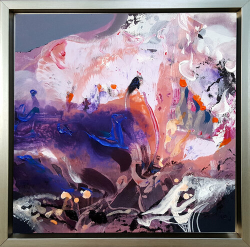 " The wonderful morning dreams of Alice " - Composition 25 van Ovidiu Kloska, Schilderij te koop op Singulart