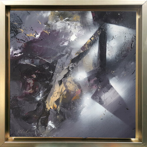 Unique Way To Paint The Light And The Darkness About Creation By O KLOSKA di Ovidiu Kloska, Pittura in vendita su Singulart
