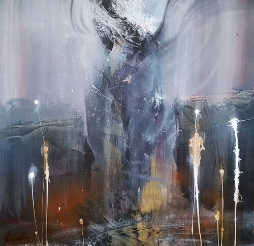 Beautiful Enigmatic Painting Dreamcatcher By O KLOSKA di Ovidiu Kloska, Pittura in vendita su Singulart