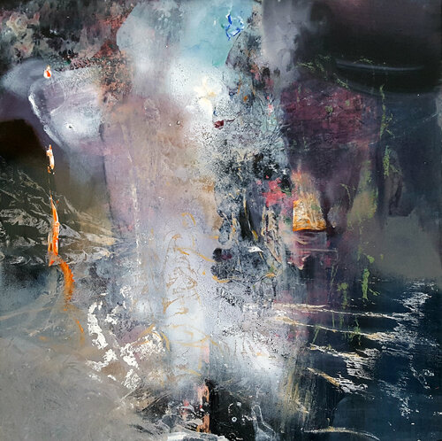 Morning With Dragonfly Flights By O KLOSKA di Ovidiu Kloska, Pittura in vendita su Singulart