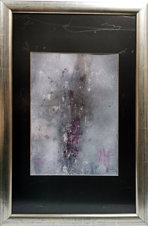 Framed enigmatic still life about time and eternity by O KLOSKA Ovidiu Kloska