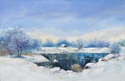 Magical winter von Dolgor Dugarova, Malerei kaufen auf Singulart