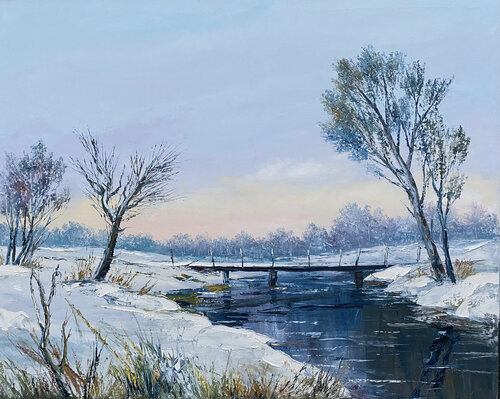 Winter dreams von Dolgor Dugarova, Malerei kaufen auf Singulart