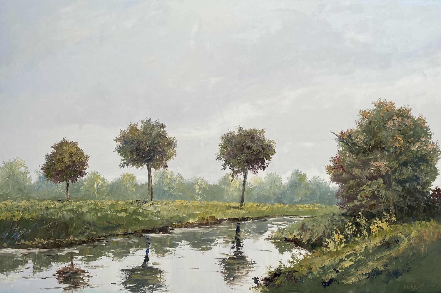 Beautiful Drenthe Dolgor Dugarova Peinture originale à vendre