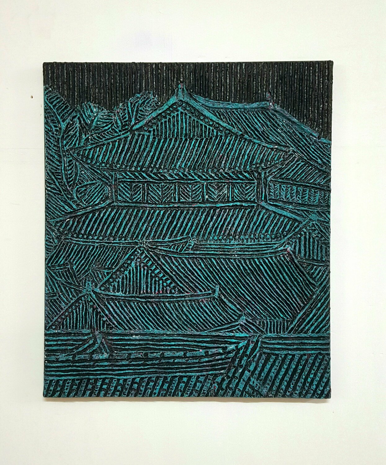 絵画　油絵（キャンバス）　「滝見の老人」　韓国人画家・申 英植　Ｆ１０号 Amazon.co.jp: 黒木啓 奥入瀬1 F10号 受注制作 油彩画 油絵