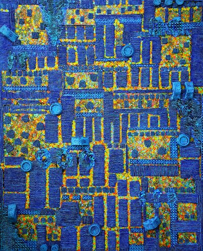 The space between lines di DAESUN CHOI, Pittura in vendita su Singulart