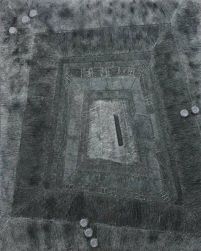 The Roof No.2 van DAESUN CHOI, Schilderij te koop op Singulart