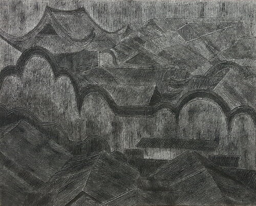 The Roof No.4 by DAESUN CHOI, Painting for Sale on Singulart