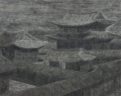 The Roof No.5 di DAESUN CHOI, Pittura in vendita su Singulart